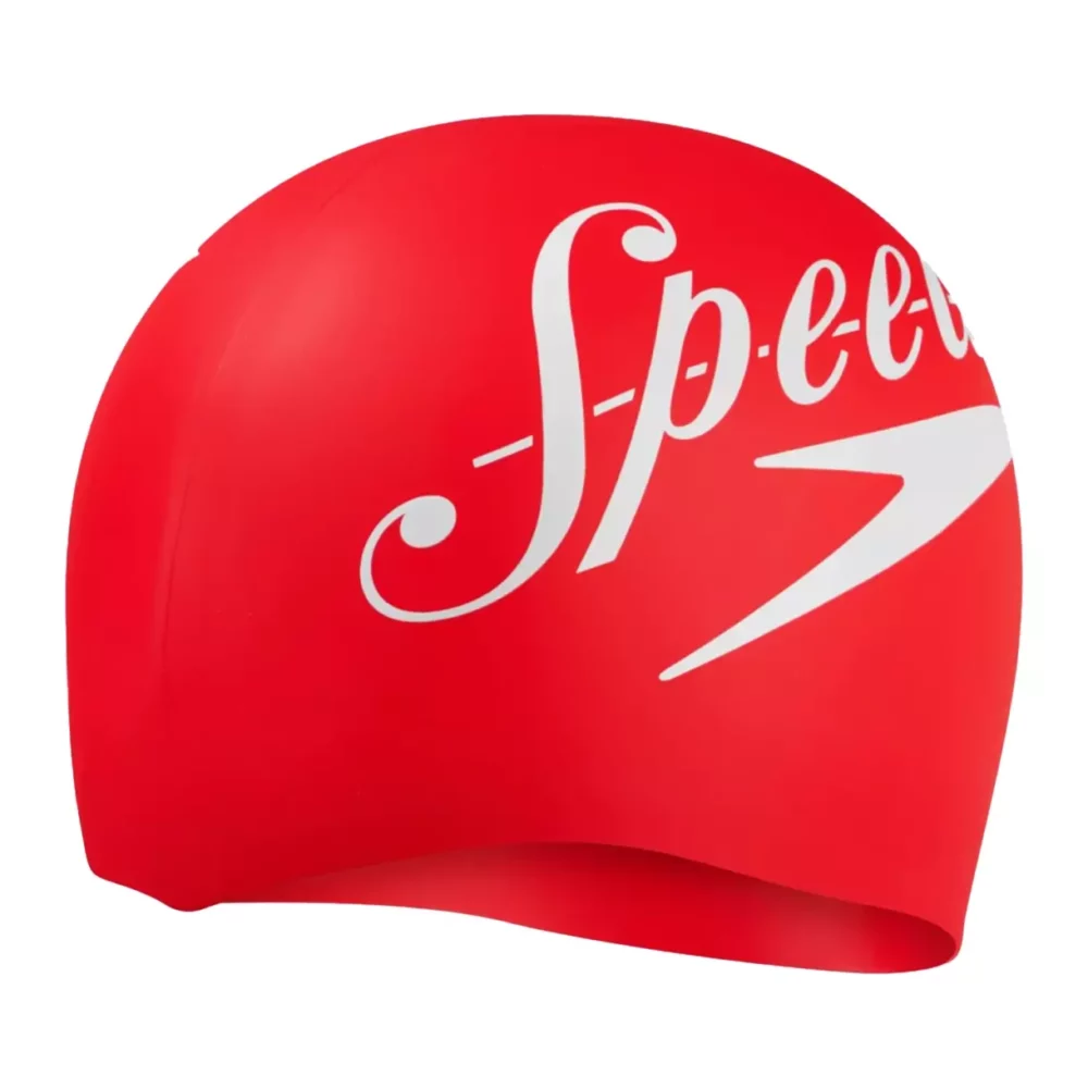 GORRO PARA NATACIÓN SPEEDO SLOGAN ROJO - ADULTO - Imagen 2