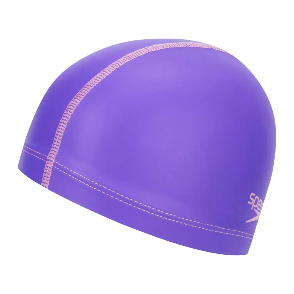 GORRO PARA NATACIÓN SPEEDO LONG HAIR PACE PURPURA - JUNIOR - Imagen 2