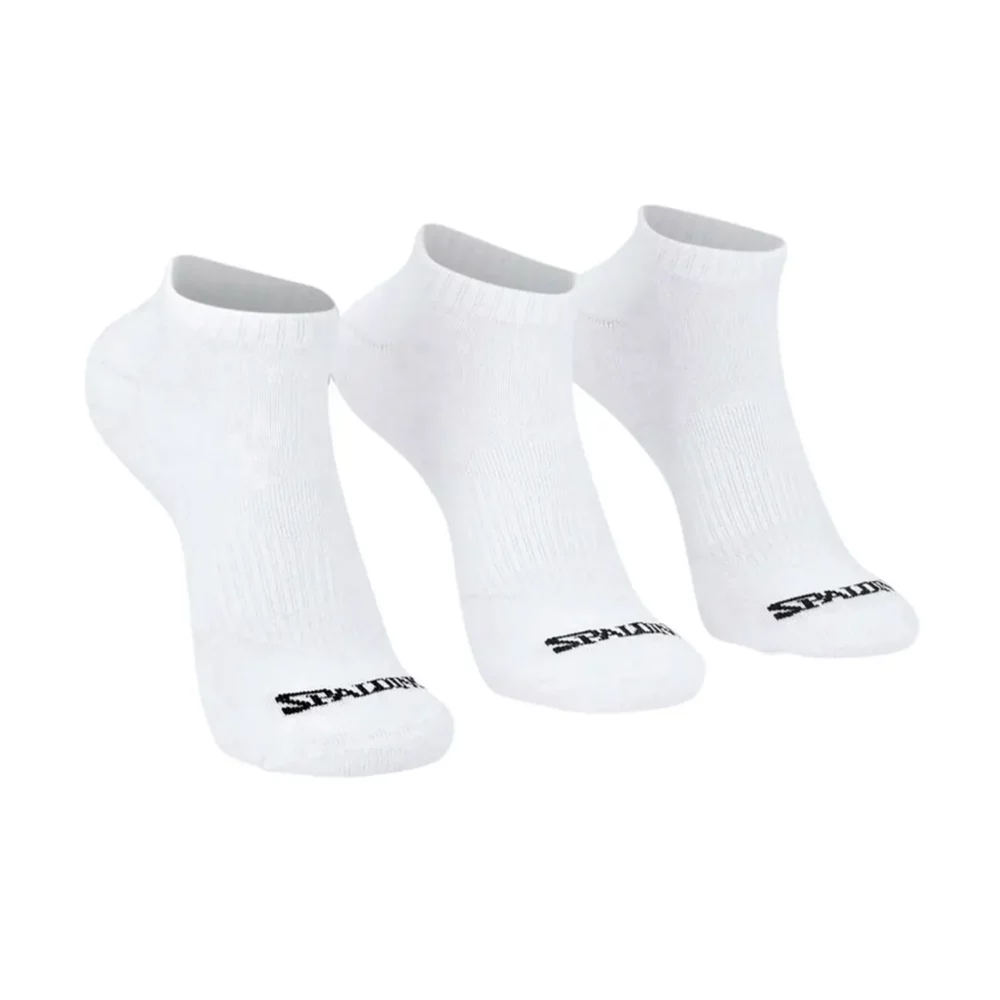 TRIPACK MEDIAS CORTAS SPALDING BLANCO