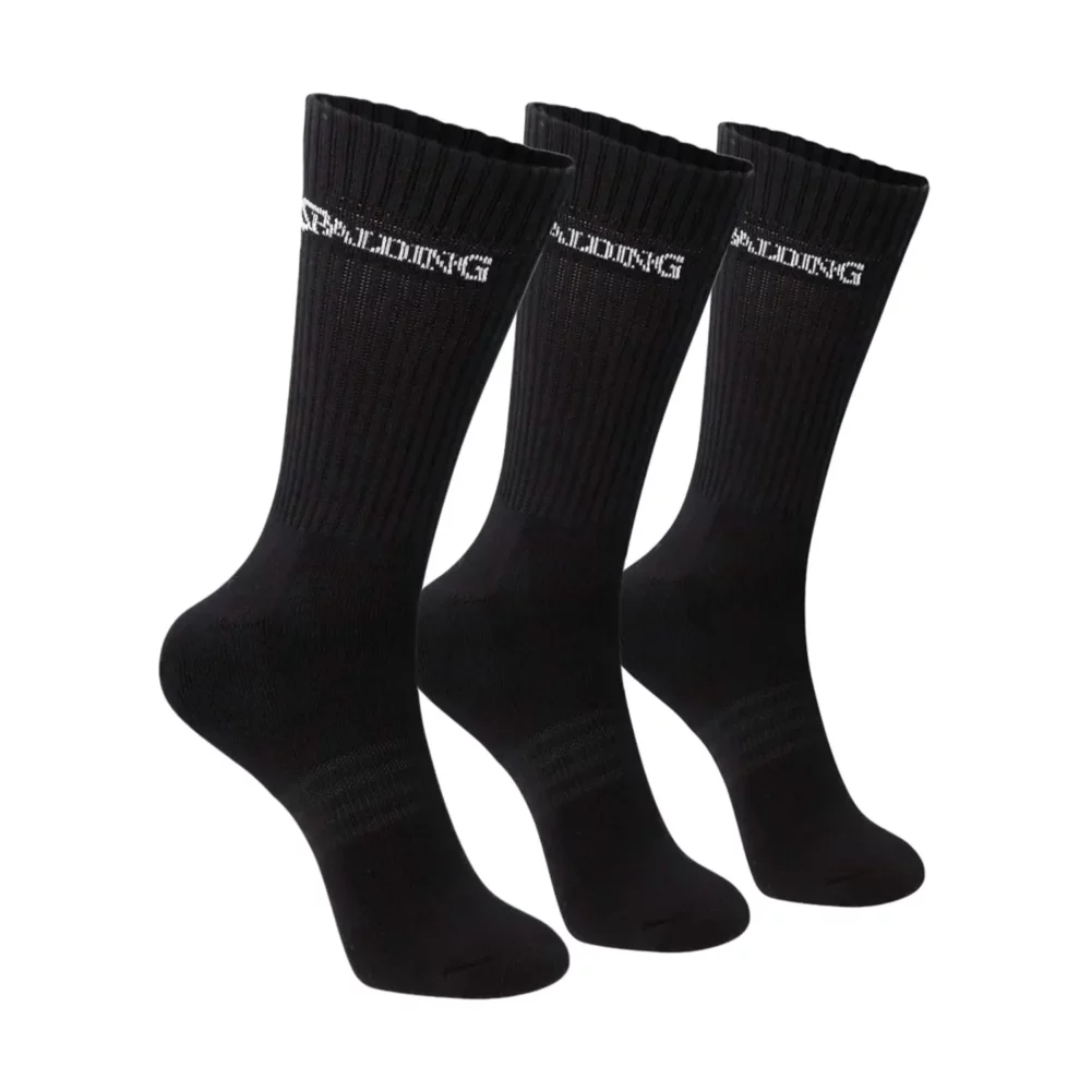 TRIPACK MEDIAS LARGAS SPALDING NEGRO